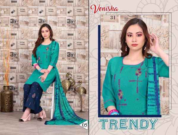 Venisha Humasafar Designer Rayon Readymade Salwar